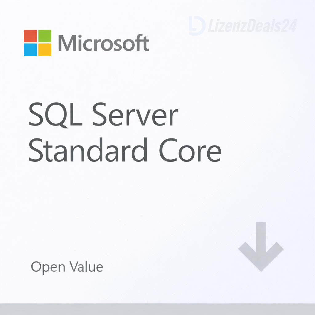 Microsoft SQL Server Standard Core – Open Value