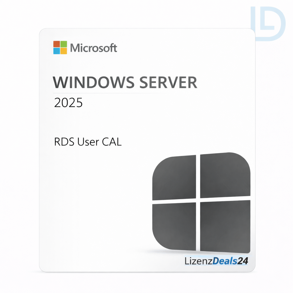 Microsoft Windows Remote Desktop Services 2025 – 10 User CAL – Zugriffslizenz