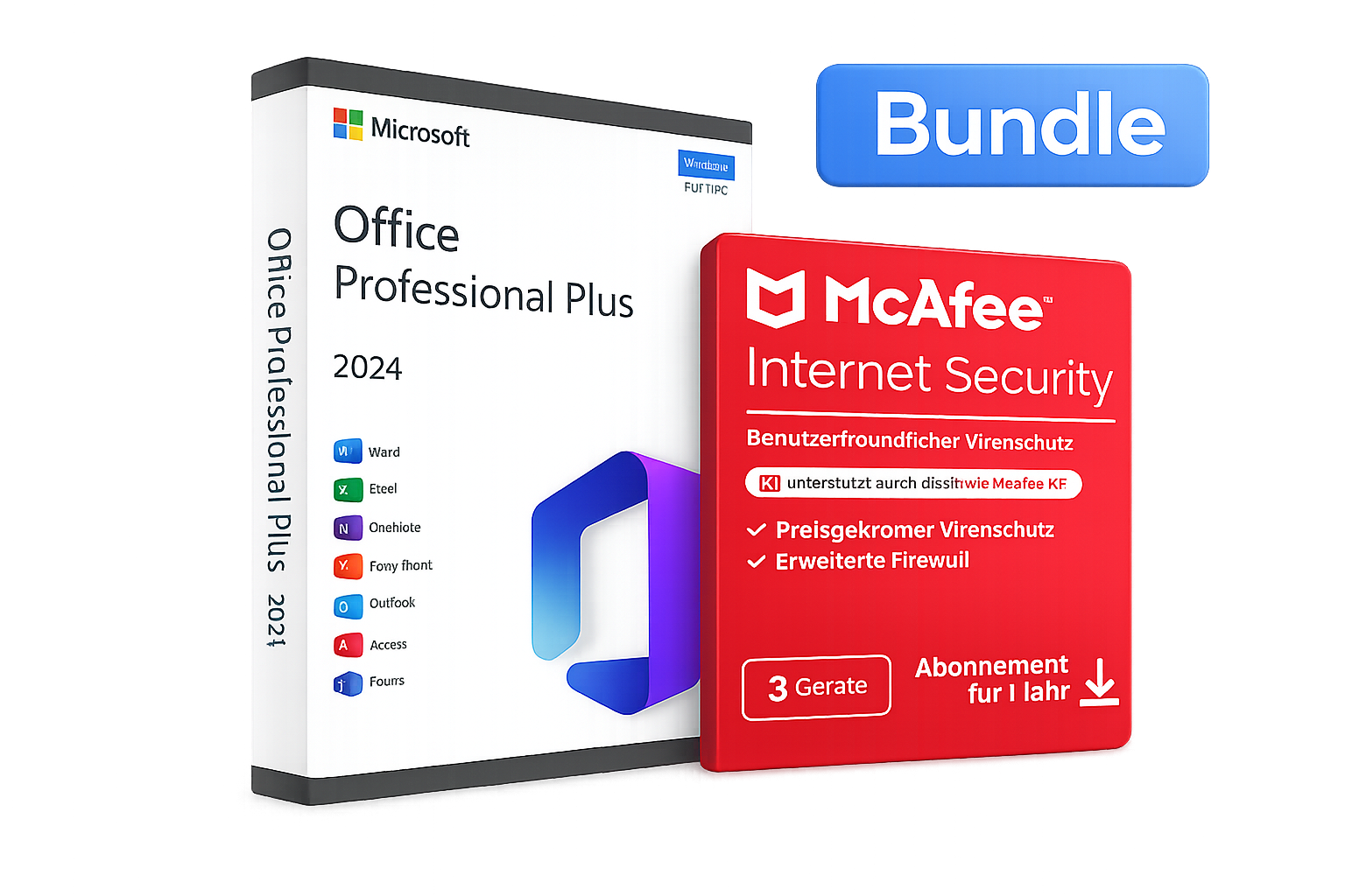 Microsoft Office 2024 Professional Plus & McAfee Internet Security 2026 – Bundle