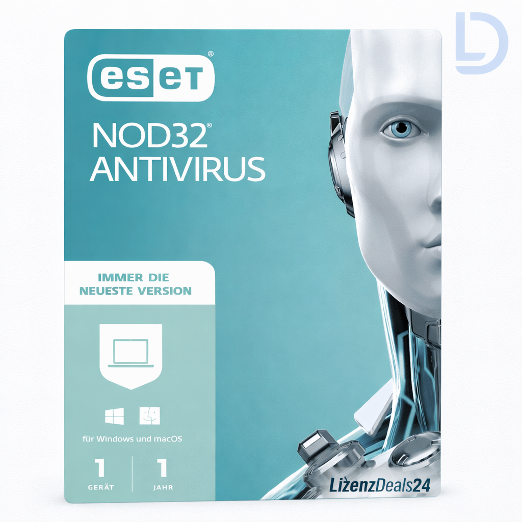 ESET NOD32 Antivirus – 1 Jahr – Windows & macOS 