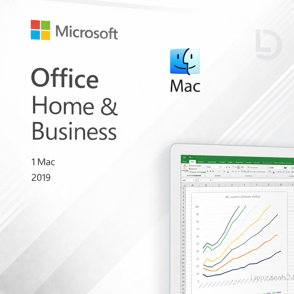 Microsoft Office 2019 Home and Business Mac – Dauerlizenz für macOS