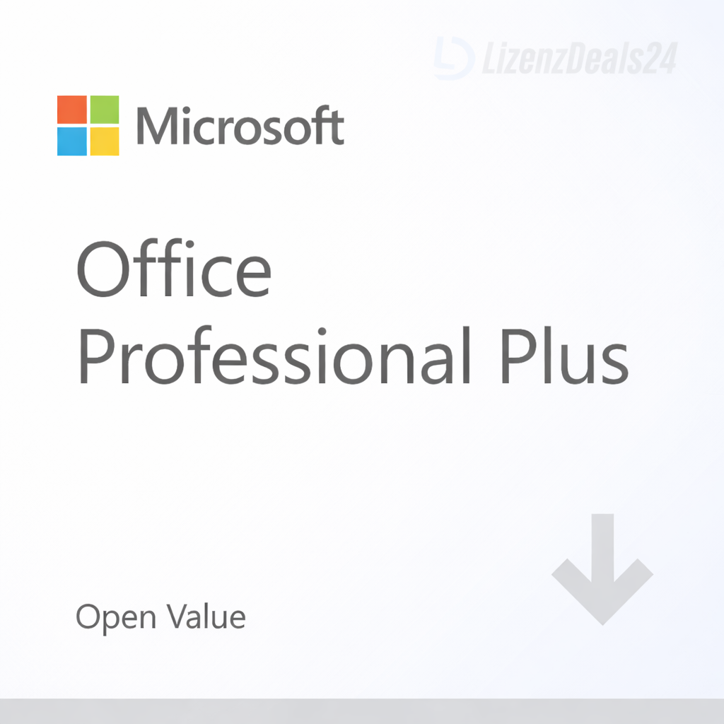 Microsoft Office Professional Plus – Open Value – 3 Jahre Software Assurance 