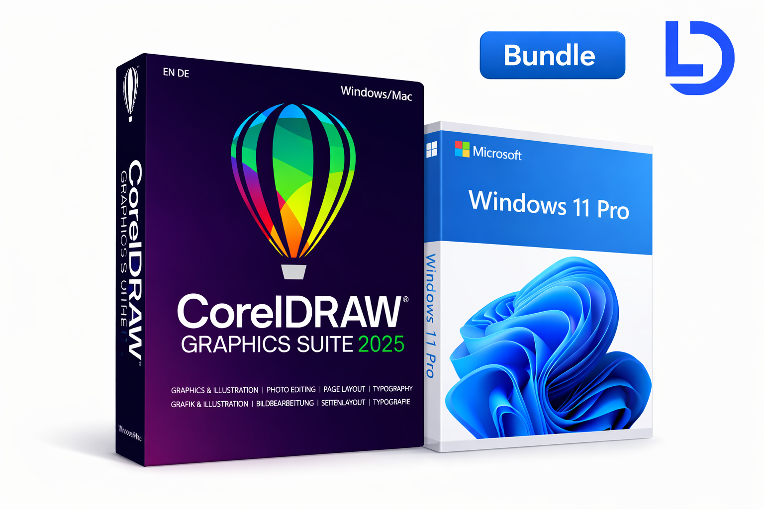 CorelDRAW Graphics Suite 2025 + Windows 11 Pro Bundle