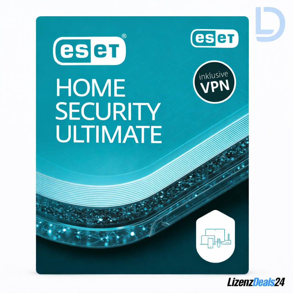 ESET HOME Security Ultimate 2026 – 5 Geräte – 1 Jahr Laufzeit