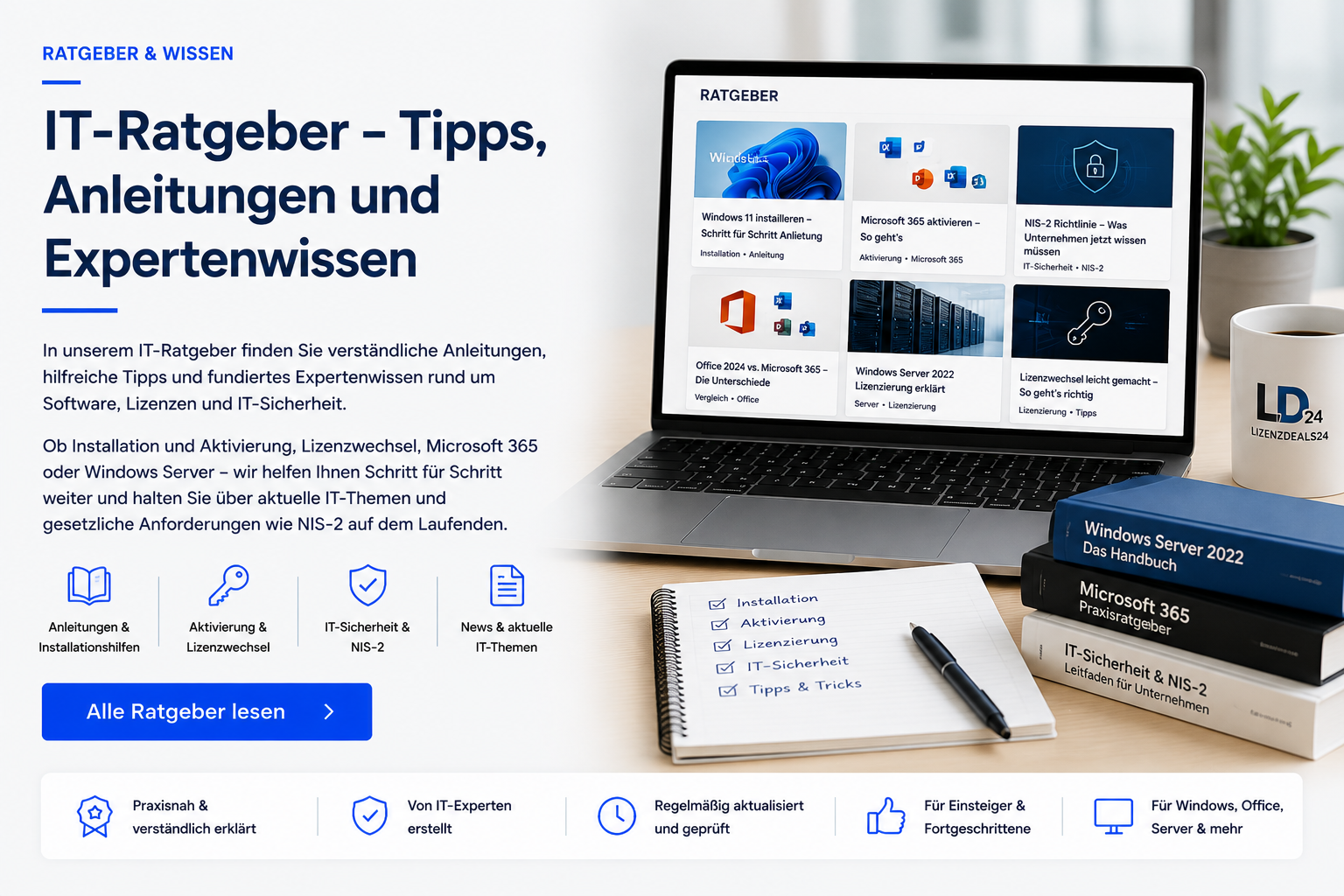 IT-Ratgeber mit Anleitungen und Expertenwissen zu Microsoft Windows, Office und Softwarelizenzen
