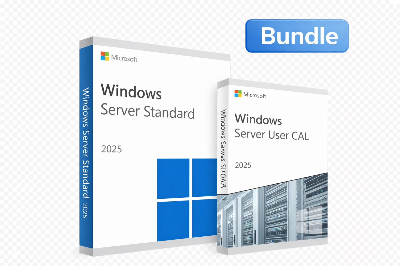 Microsoft Windows Server 2025 Standard + 10er Pack User CALs Bundle 