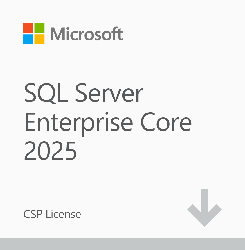 Microsoft SQL Server Enterprise Core 2025 – CSP – Core-basierte Dauerlizenz – On-Premises
