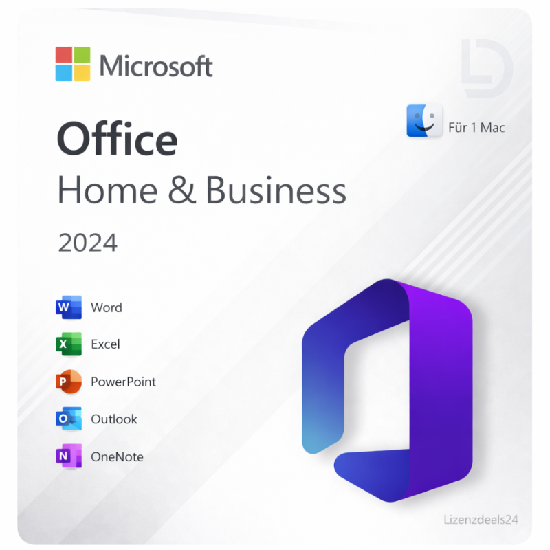 Microsoft Office 2024 Home & Business | macOS | Dauerlizenz für Business & Homeoffice