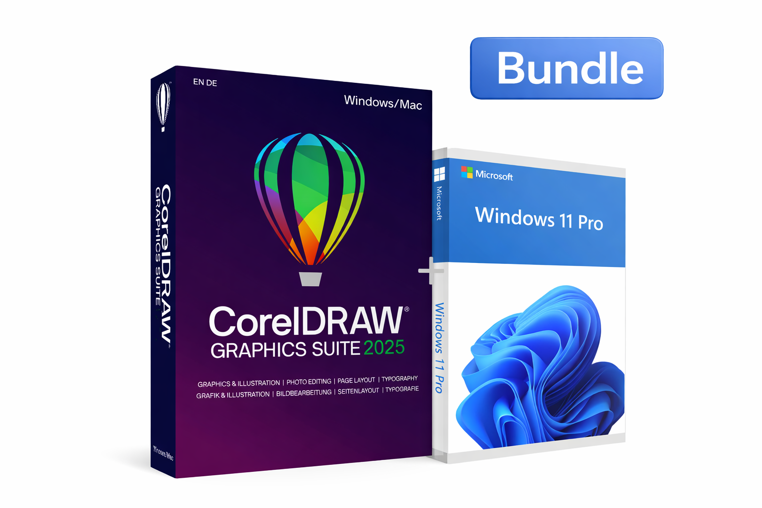 CorelDRAW Graphics Suite 2025 + Windows 11 Pro Bundle