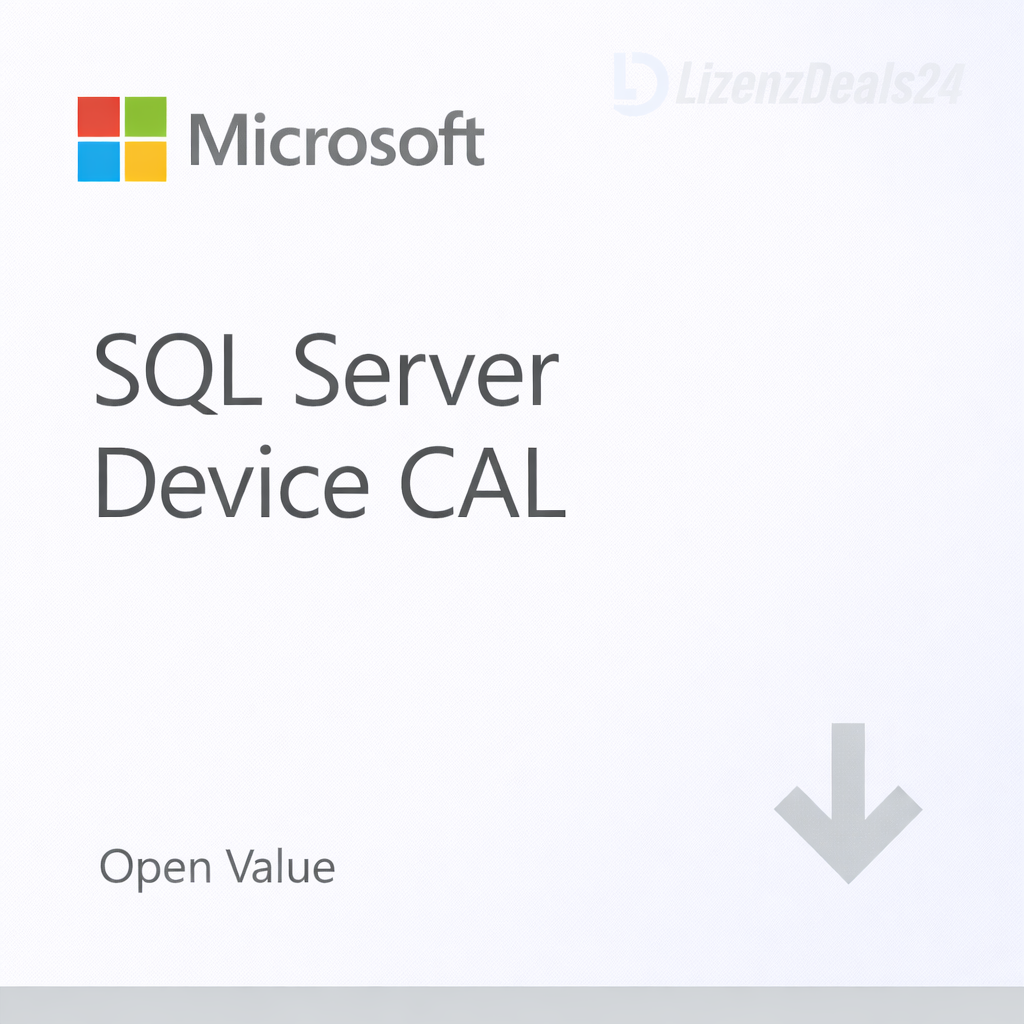 Microsoft SQL Server Device CAL – Open Value