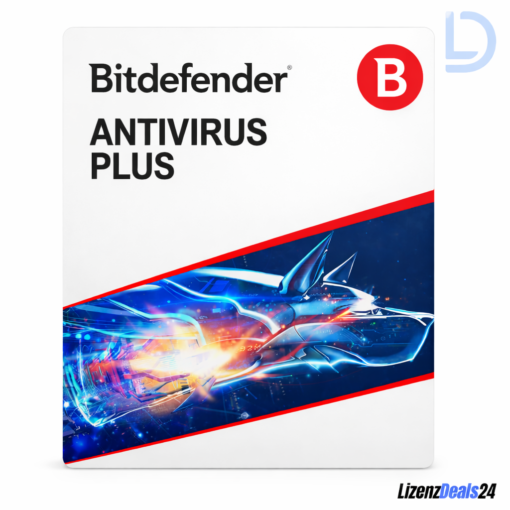 Bitdefender Antivirus Plus 2026 | 1 Gerät – 1 Jahr | Vollversion: KI-Virenschutz, VPN & Speed-Optimierung