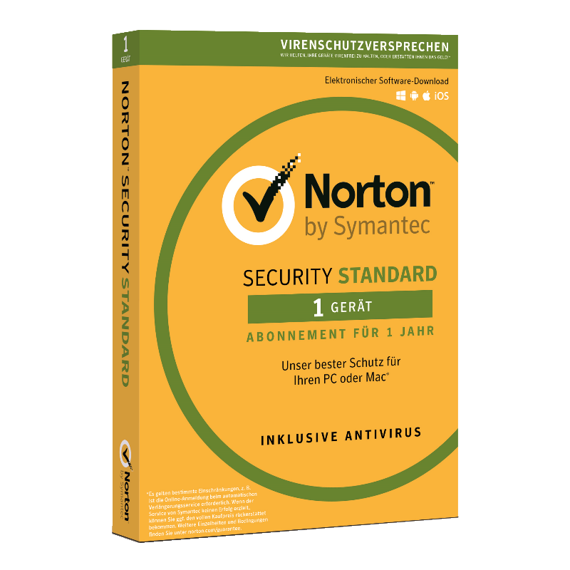 Norton 360 Security 2026 |1 Geräte – 1 Jahr Laufzeit | All-in-One Schutz, VPN & 10-50GB Cloud-Backup